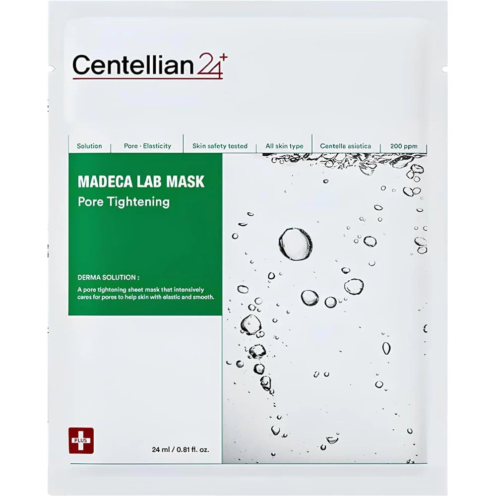 CENTELLIAN24 Madeca Lab Mask Pore Tightening – maschera tessuto con TECA e niacinamide