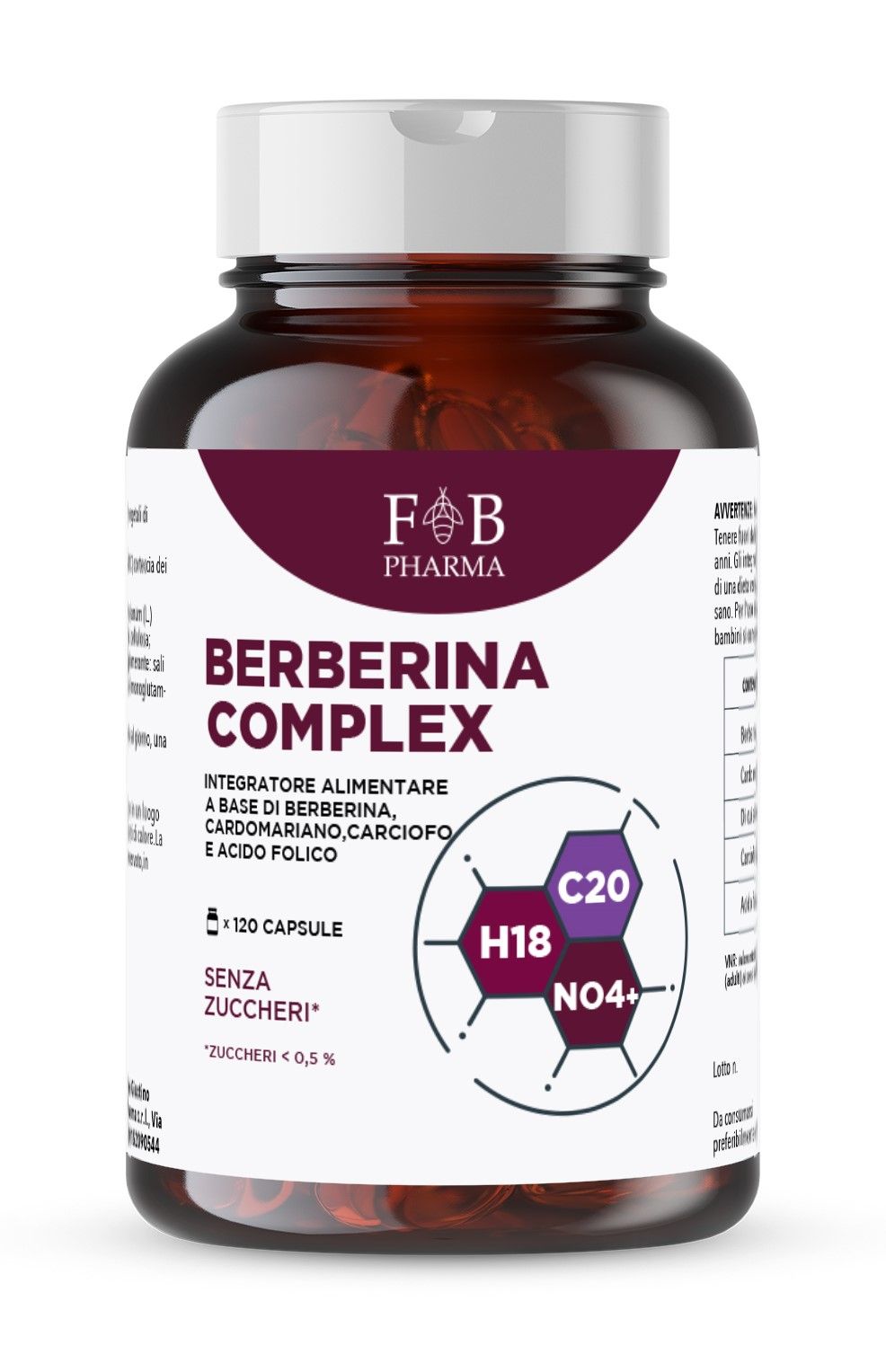 FB PHARMA - Berberina + Cardo Mariano +  Carciofo + Acido folico