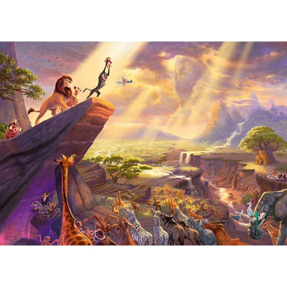 Studi Thomas Kinkade: Collezione Disney Dreams - Il Re Leone (1000 pezzi)