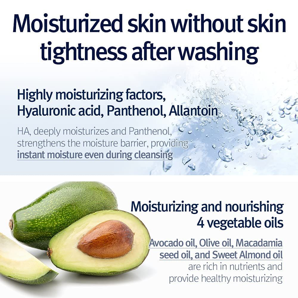 Testi: fattori idratanti, oli. Avocado, olio d'oliva, macadamia e mandorle.