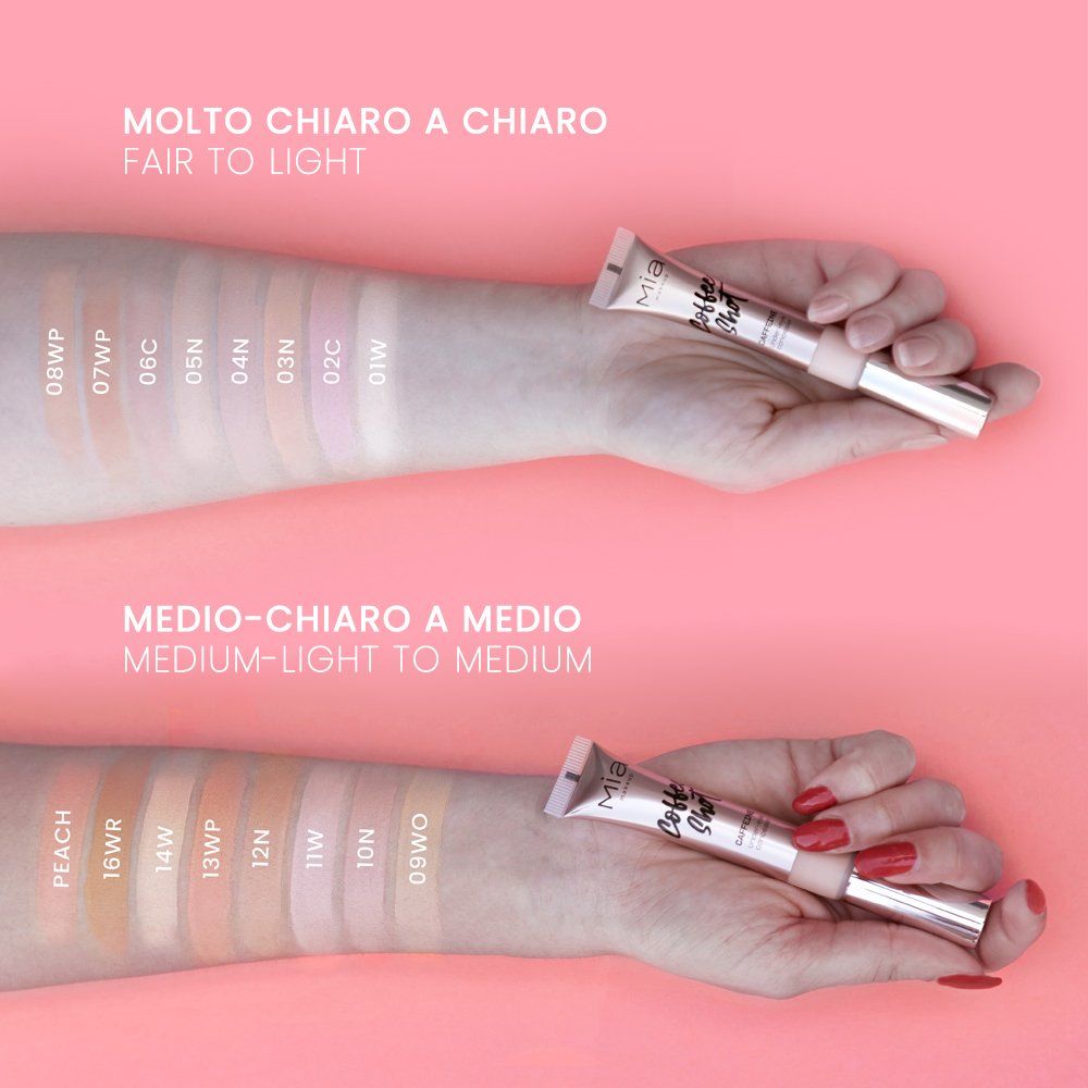 Mia Makeup coffee shot concealer correttore liquido