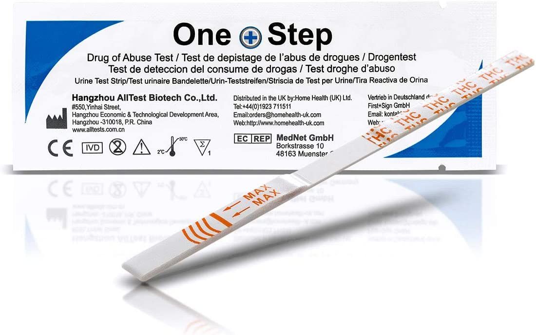 One+Step Test rapido per il THC - Test domestico ad alta sensibilità Cut-off: 20 ng/ml