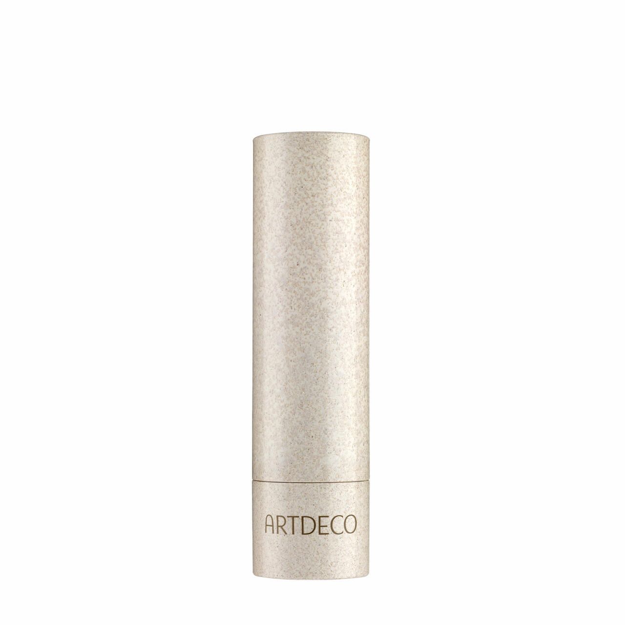 Astuccio rossetto beige con "ARTDECO" in basso.