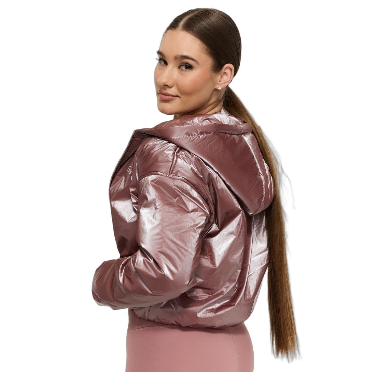 GymBeam Giacca donna oversize con zip e cappuccio Prime Haze