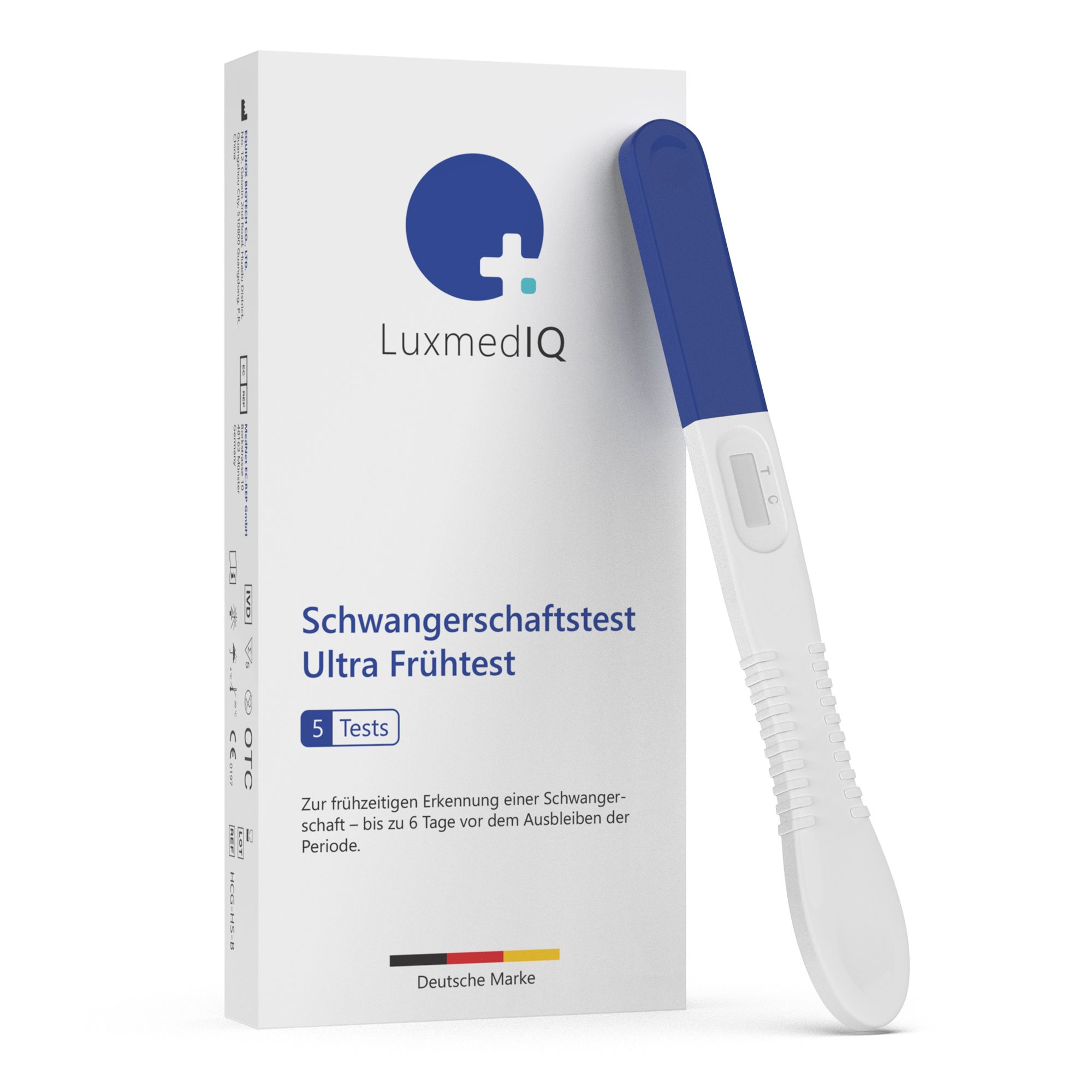 LuxmedIQ test di gravidanza precoce 10 mUI/ml – per uso domestico