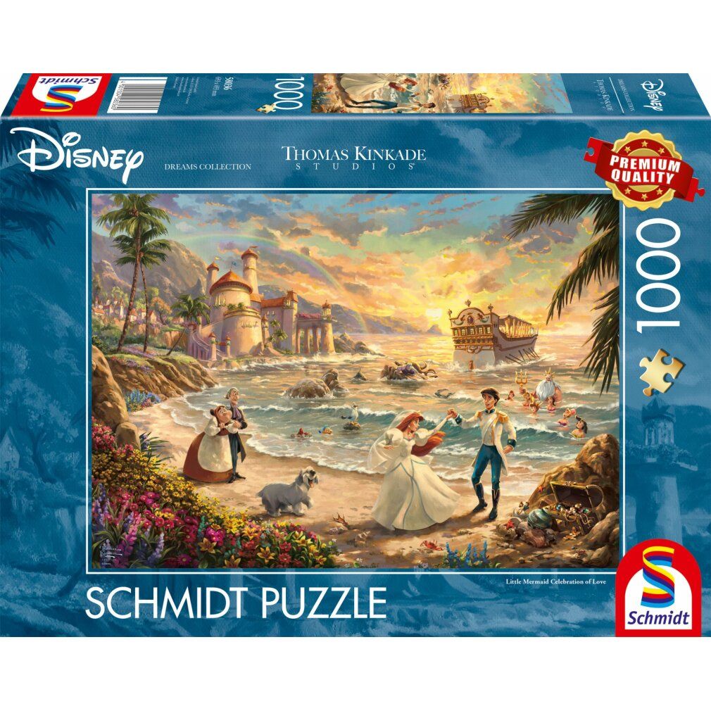Schmidt - Thomas Kinkade: Disney La Sirenetta - Festival dell'Amore (1000 pi