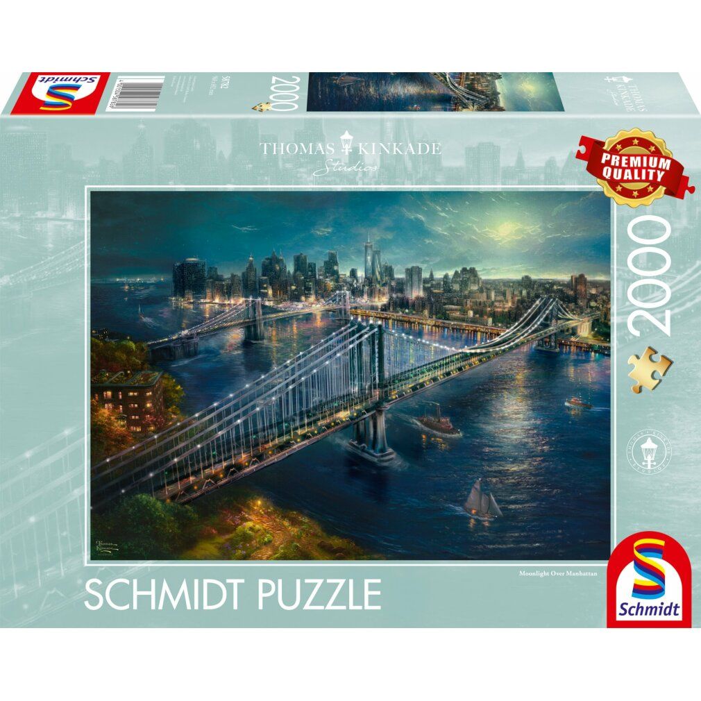 Puzzle schmidt Luna üoltre Manhattan 2000 pezzi