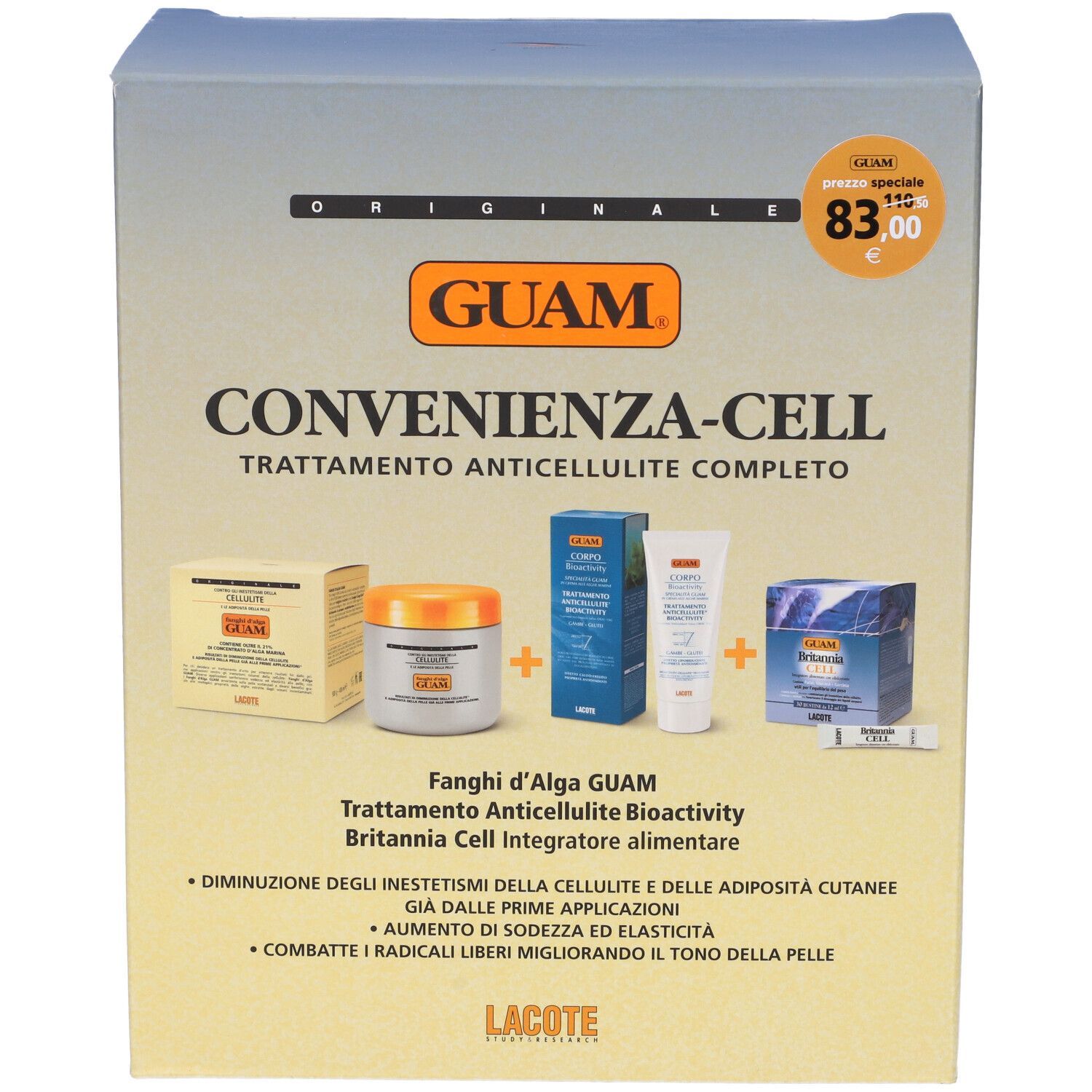 Fanghi d'alga GUAM® Convenienza Cell