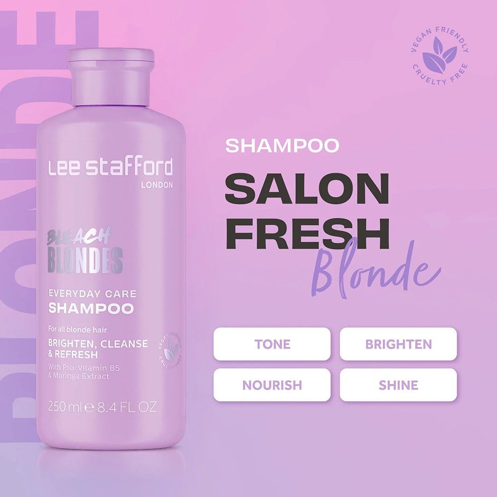 Shampoo quotidiano LEE STAFFORD Bleach Blondes per capelli normali e biondi