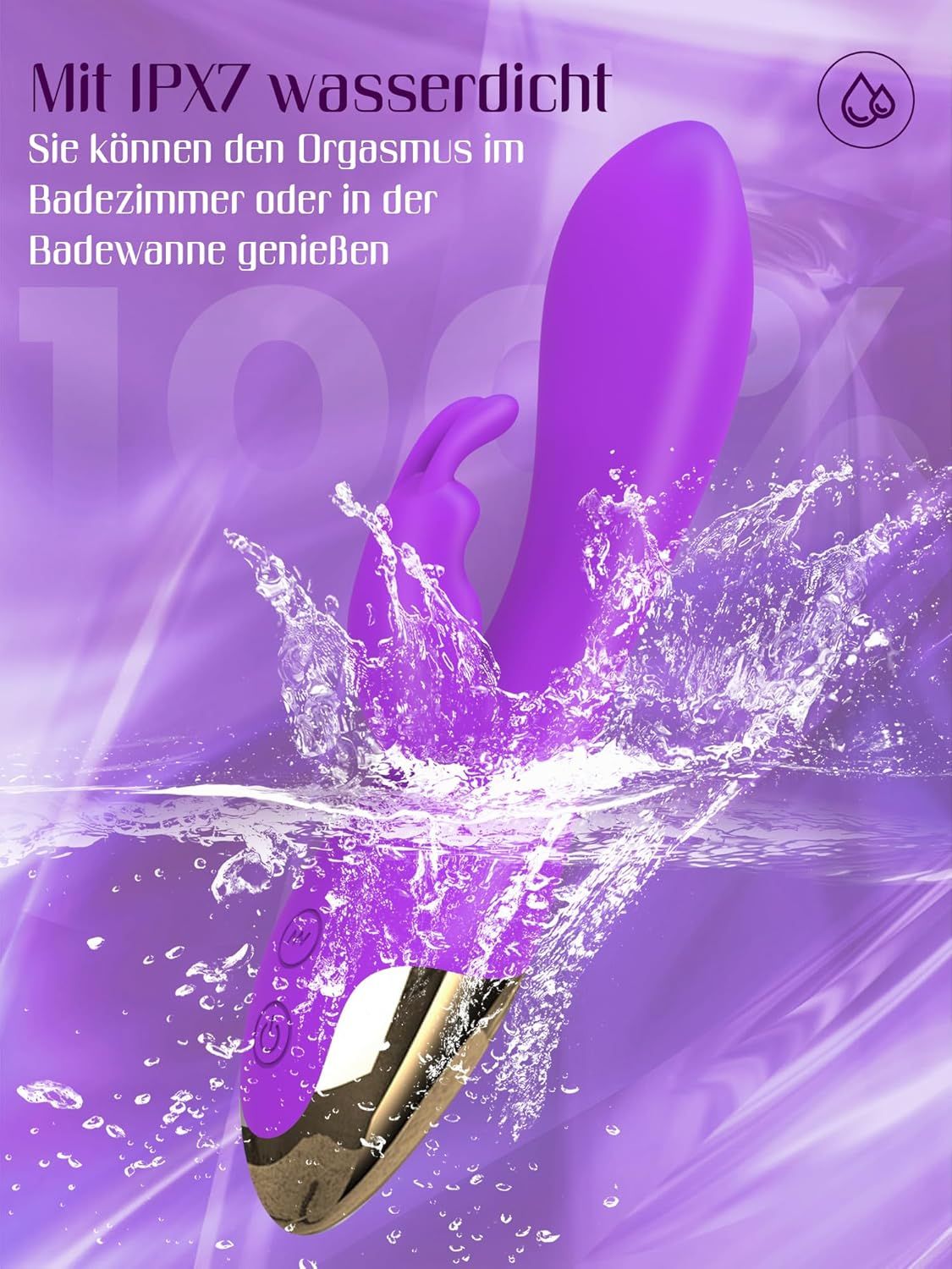 HIVEFUN Vibratore punto G viola