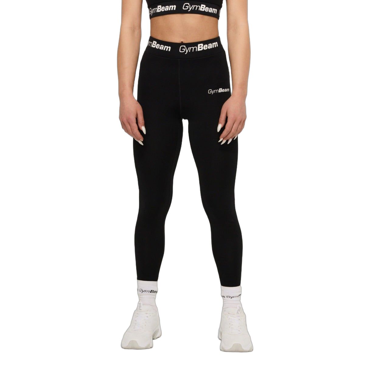 GymBeam Leggings donna Simple in polyester ed elastane neri