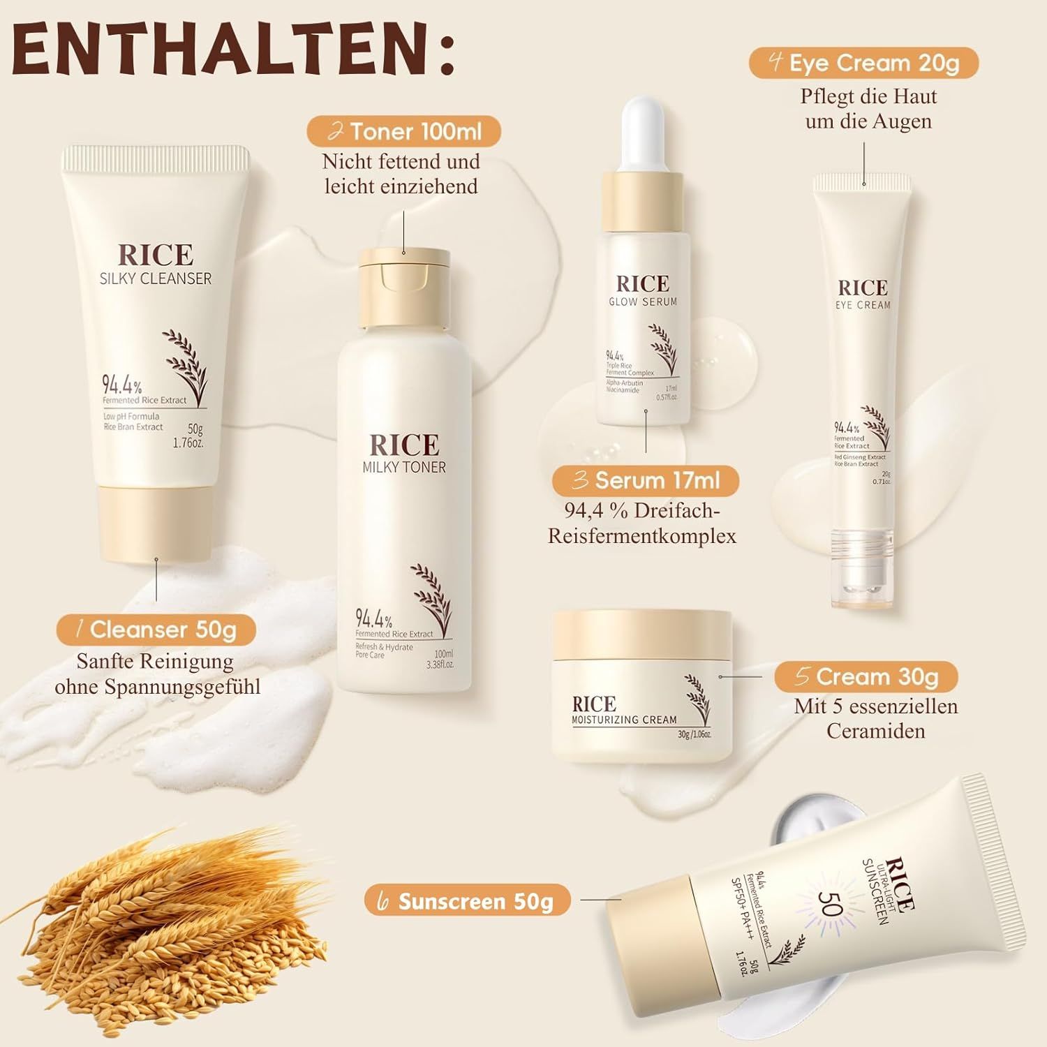 SUMMISHI Set Korean Skincare al Riso