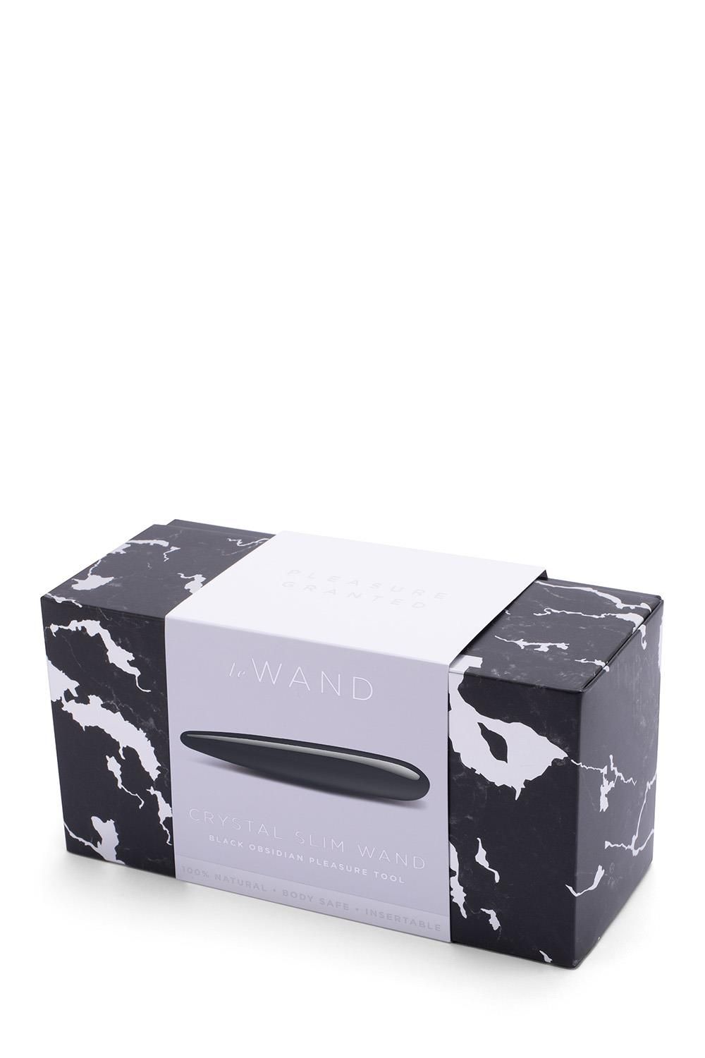 Le Wand Crystal Slim Wand Nero ossidiana