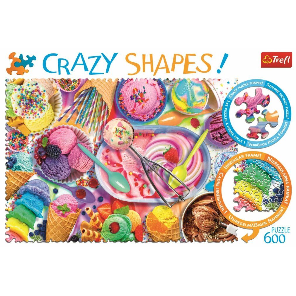 trefl Puzzle Crazy Shapes Sweet Dreams 600 pezzi