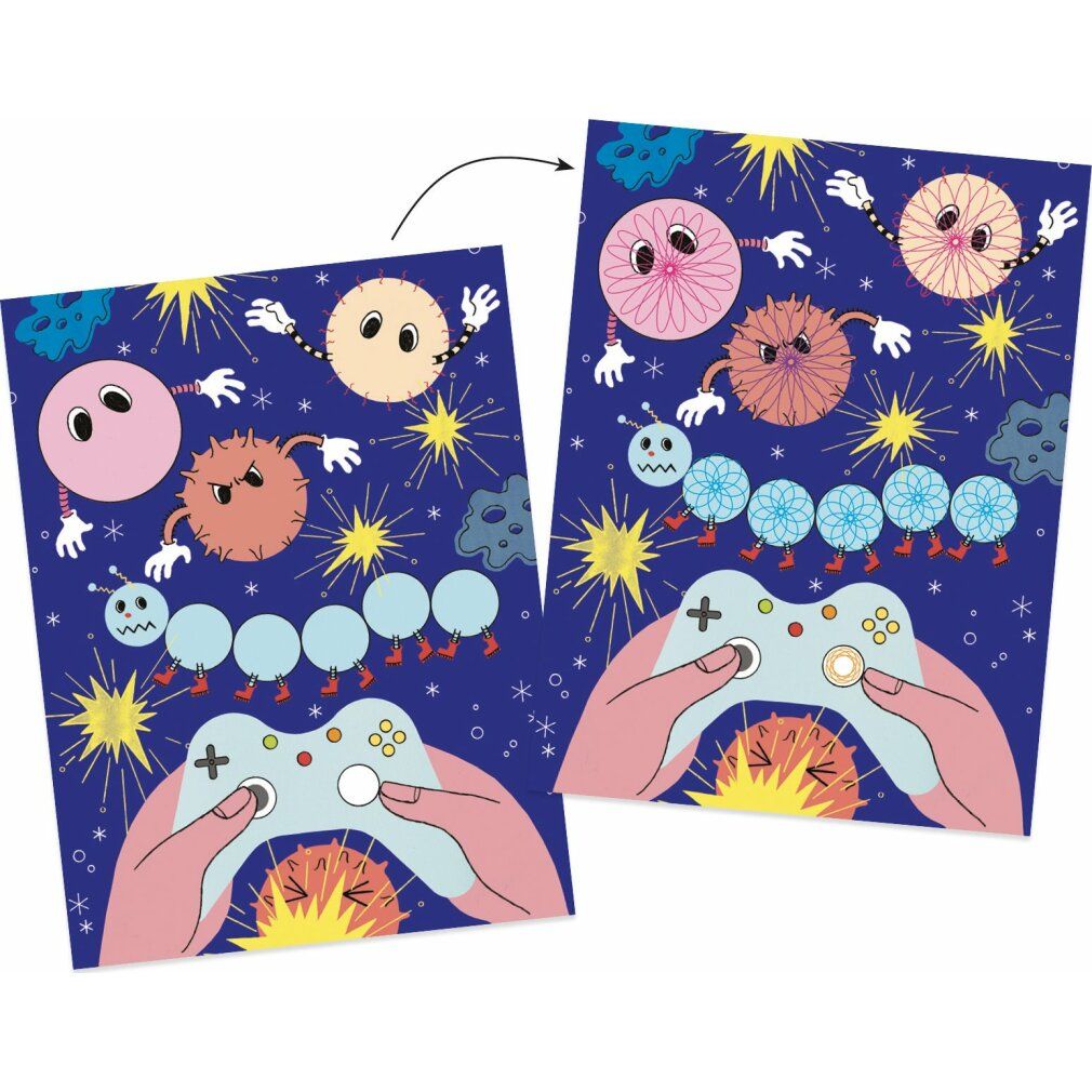 djeco spirali Creative Set Deco - 10 motivi