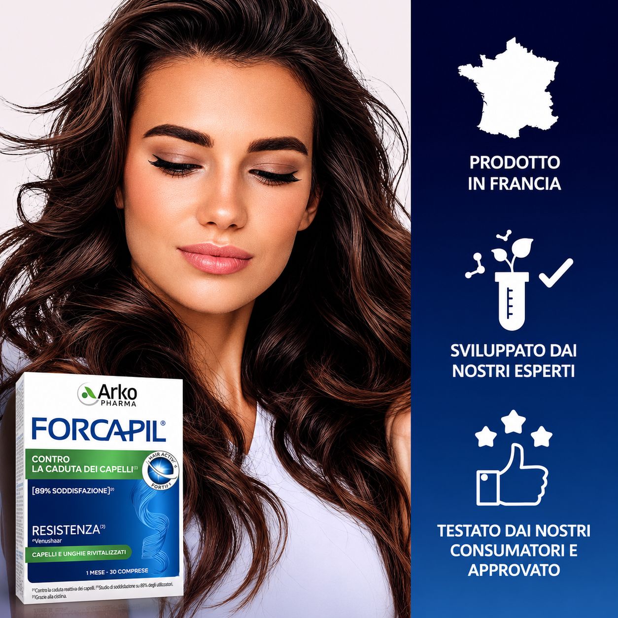Arkopharma FORCAPIL Compresse Anticaduta Capelli
