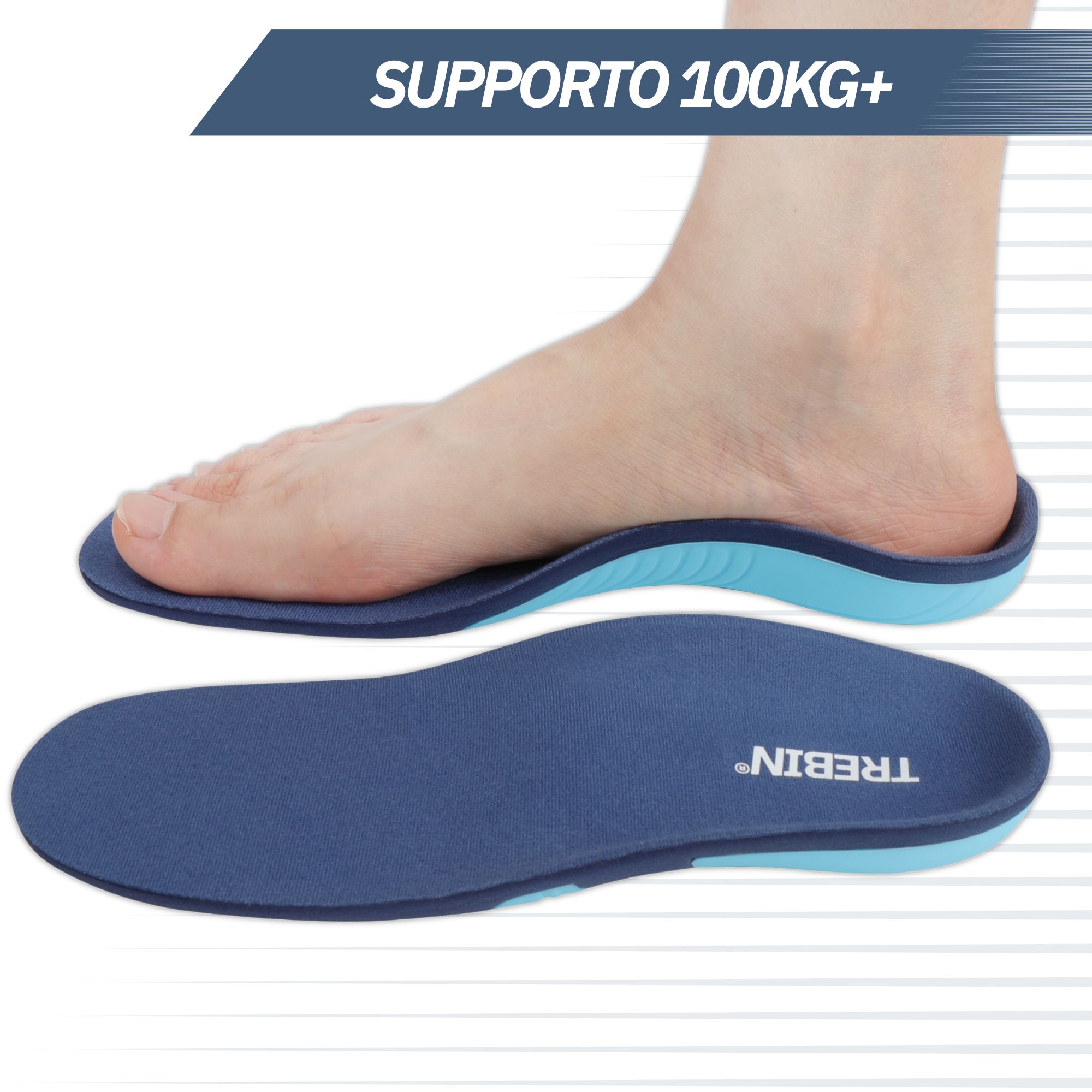 Tabella taglie per solette con numeri di scarpe da 35 a 44.