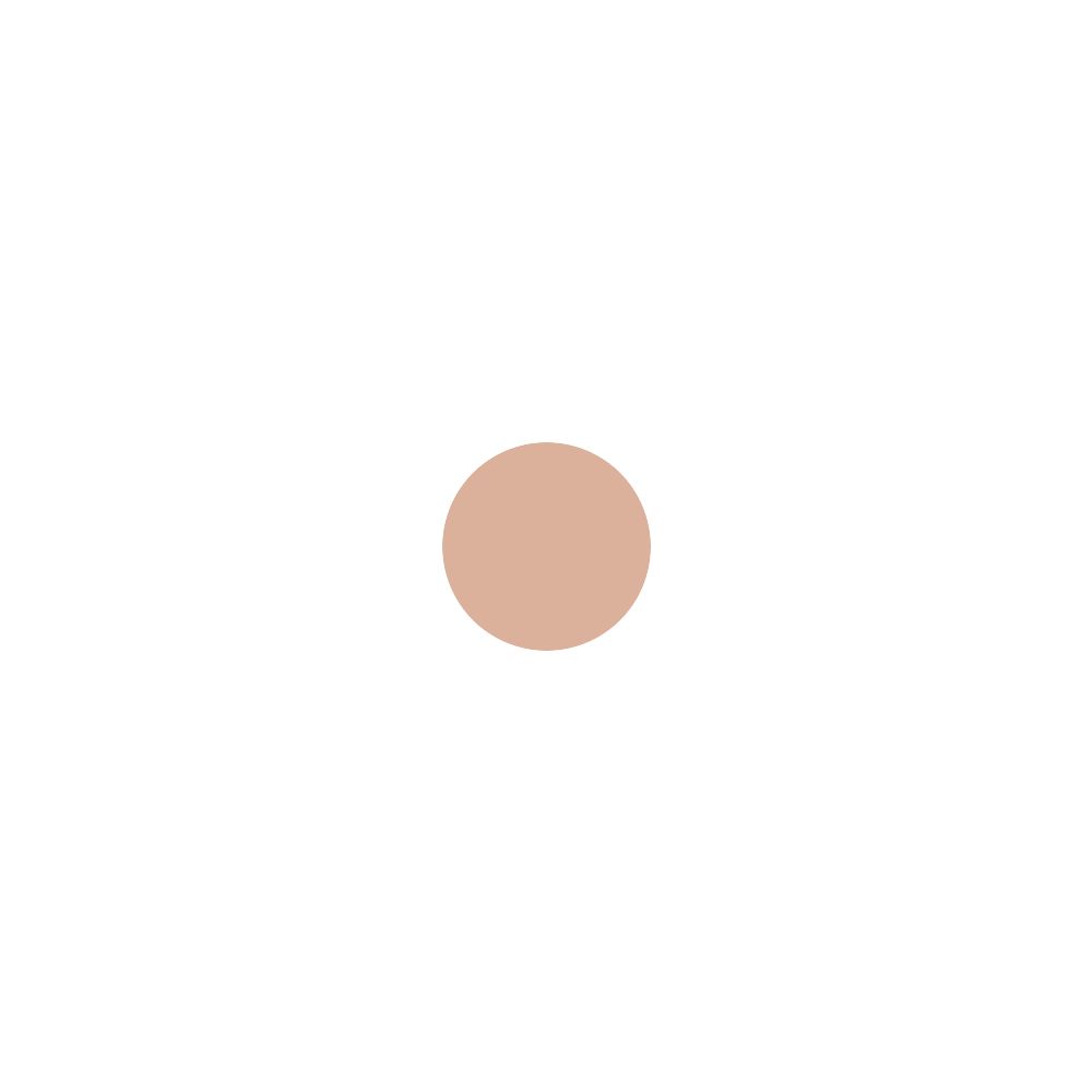 Macchia di colore rotonda e chiara. Tonalità: beige chiaro.