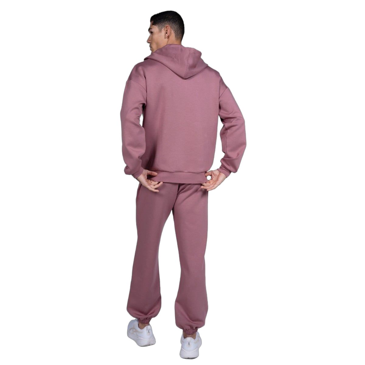GymBeam Felpa uomo oversize in nylon con cappuccio Relay Haze