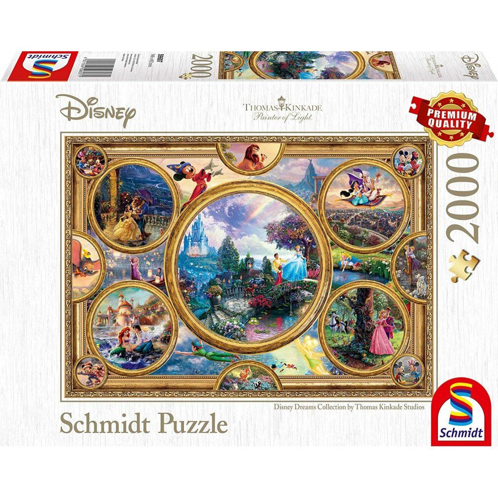 Disney, Collage di sogni - Puzzle da 2000 pezzi (Thomas Kinkade)