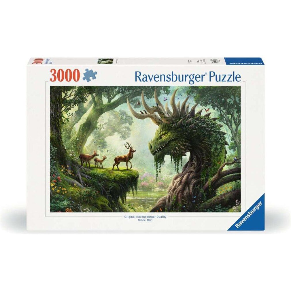 Ravensburger originale Un puzzle di qualità Il drago della foresta si sveglia (3000 pezzi)