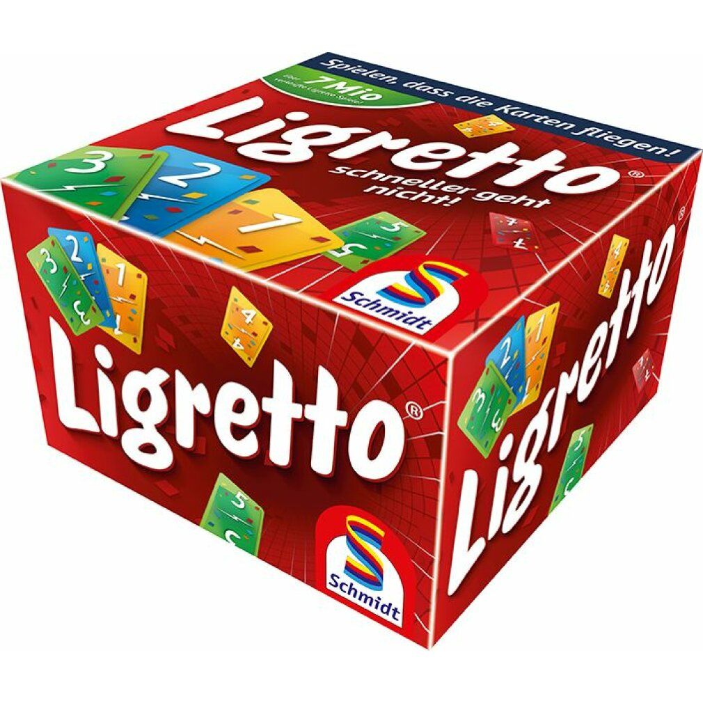 Schmidt Spiele Ligretto, gioco di carte (rosso)