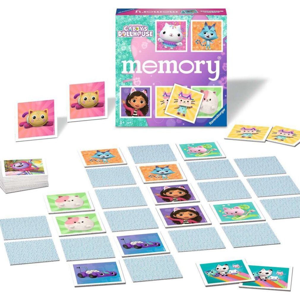 Ravensburger memory - La casa delle bambole di Gabby, gioco di memoria