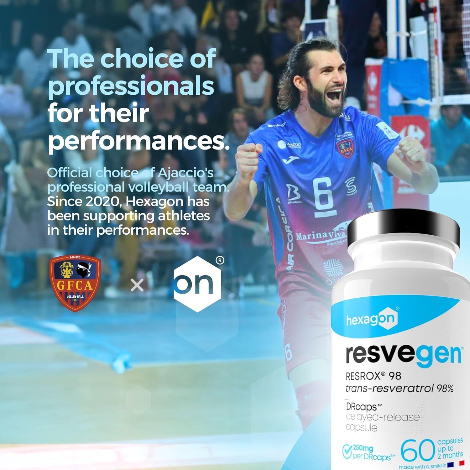 Hexagon Resveratrolo Capsula