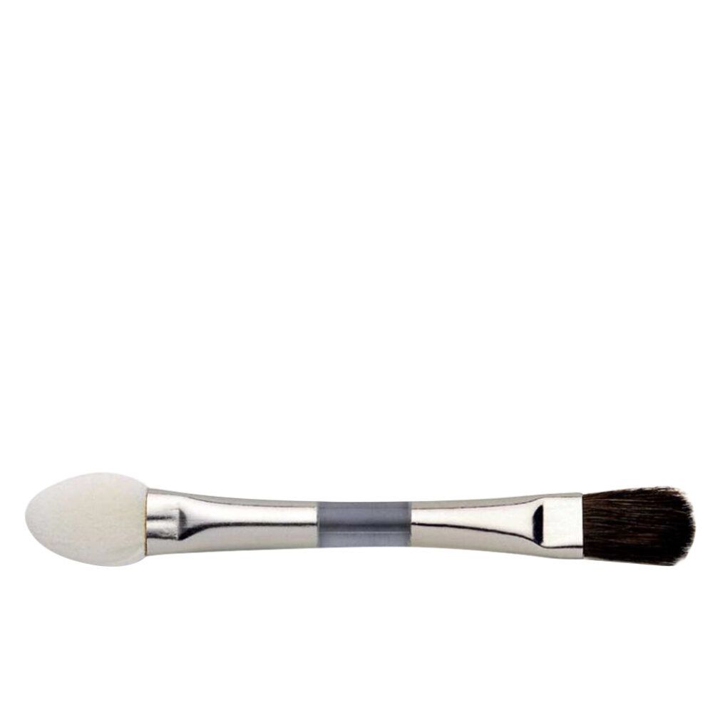 Pennello trucco a doppia testa con applicatore e spazzola.