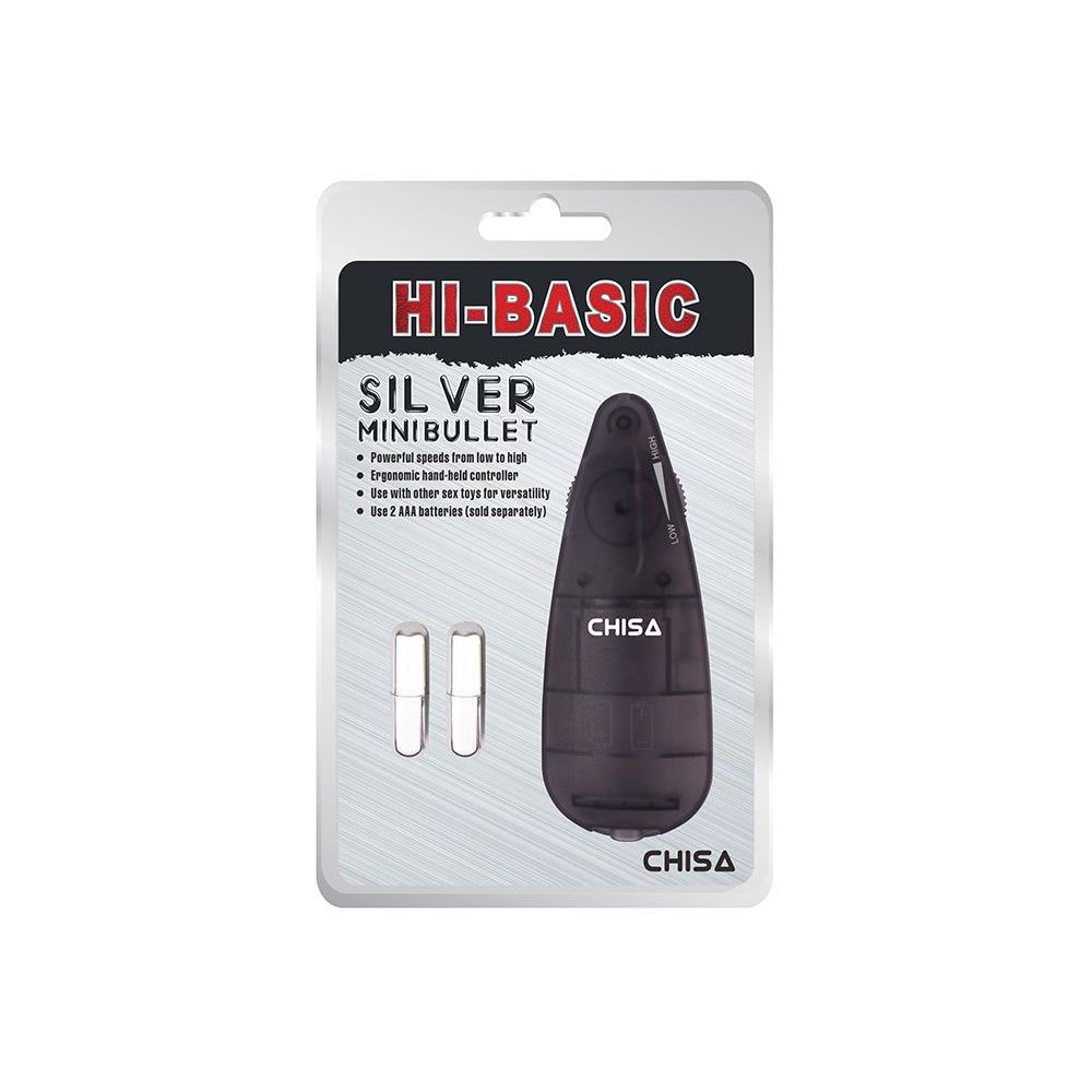Vibratore Clitoride Silver Mini Bullet Twins