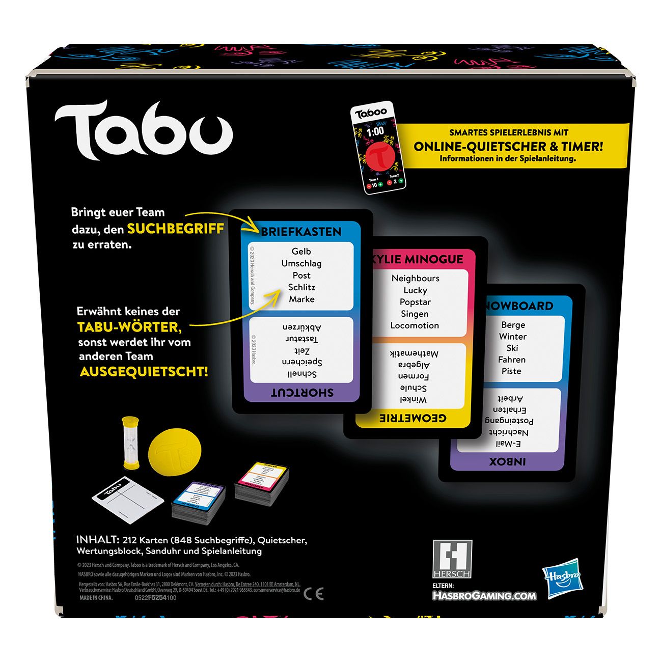 Hasbro Taboo, gioco per feste (nuove carte 2023)