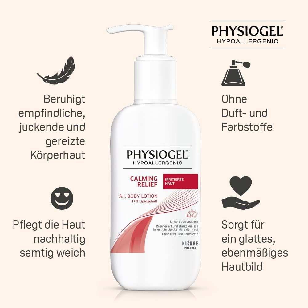 PHYSIOGEL Body Lotion - crema corpo rigenerante per pelli sensibili e irritate