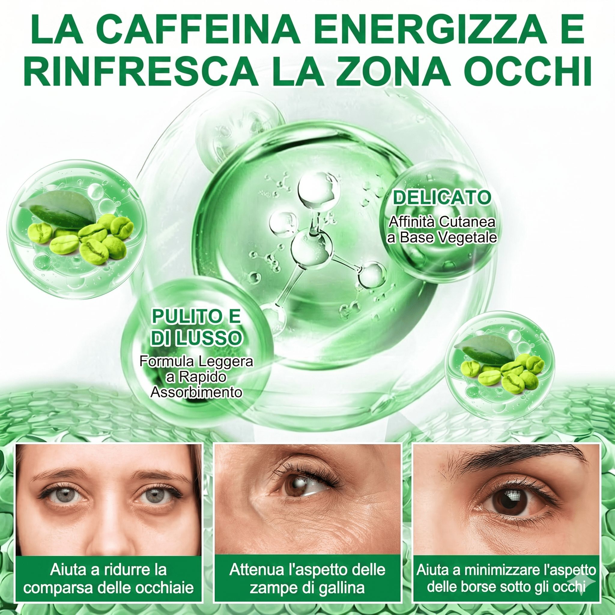 Abodiuss olio di caffè per il viso – contro le rughe per viso, corpo e capelli