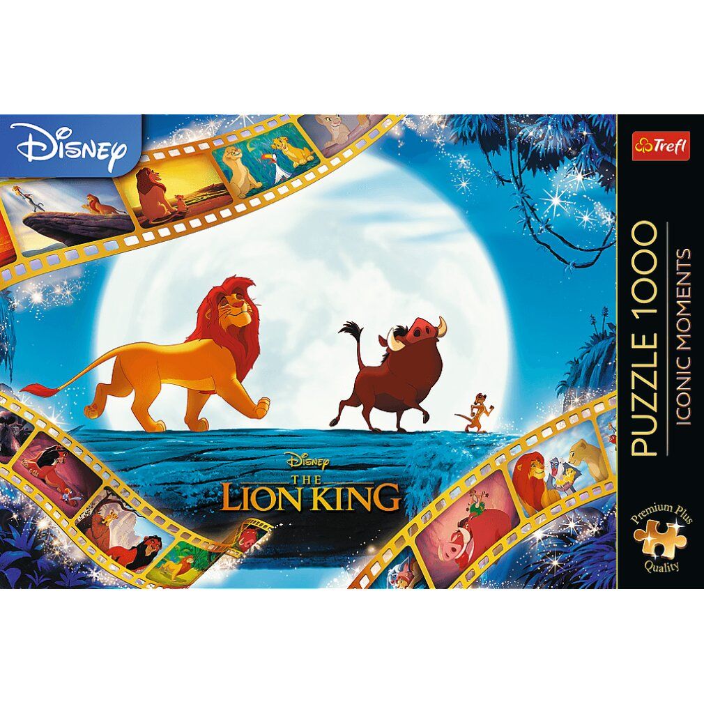 trefl Puzzle Premium Plus Iconic Moments: The King of löwen 1000 pezzi