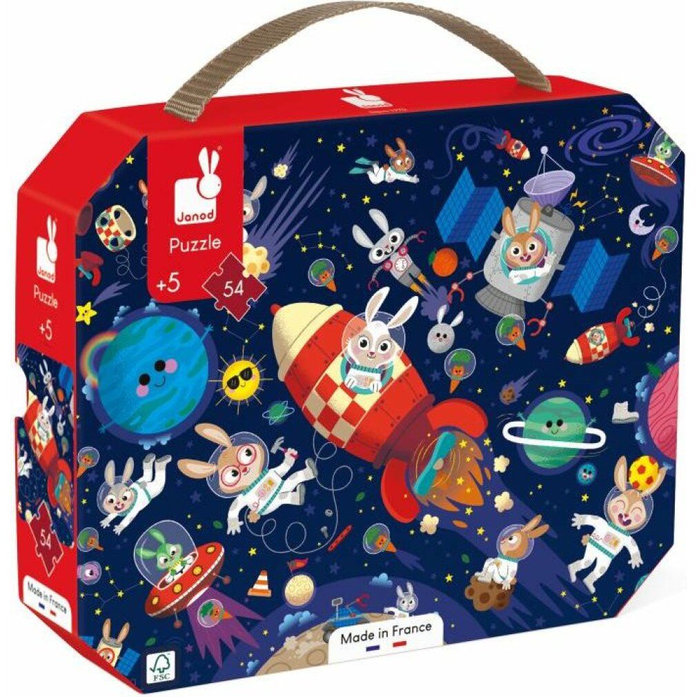 Puzzle del razzo spaziale janod 54 pezzi