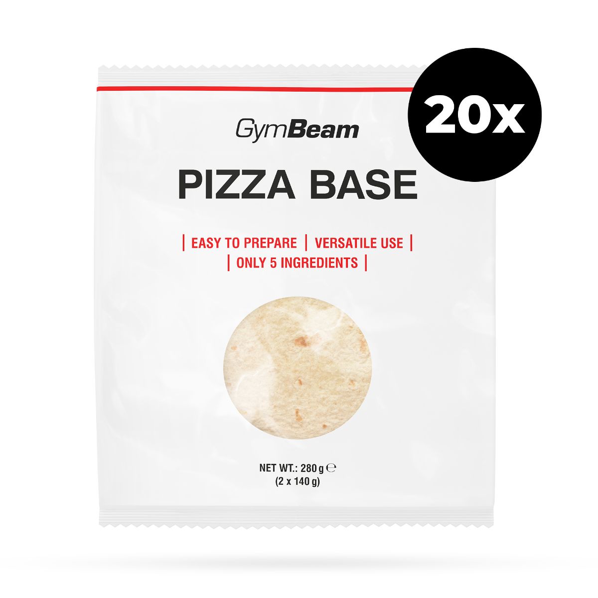 GymBeam Base per Pizza pronta in 10 minuti