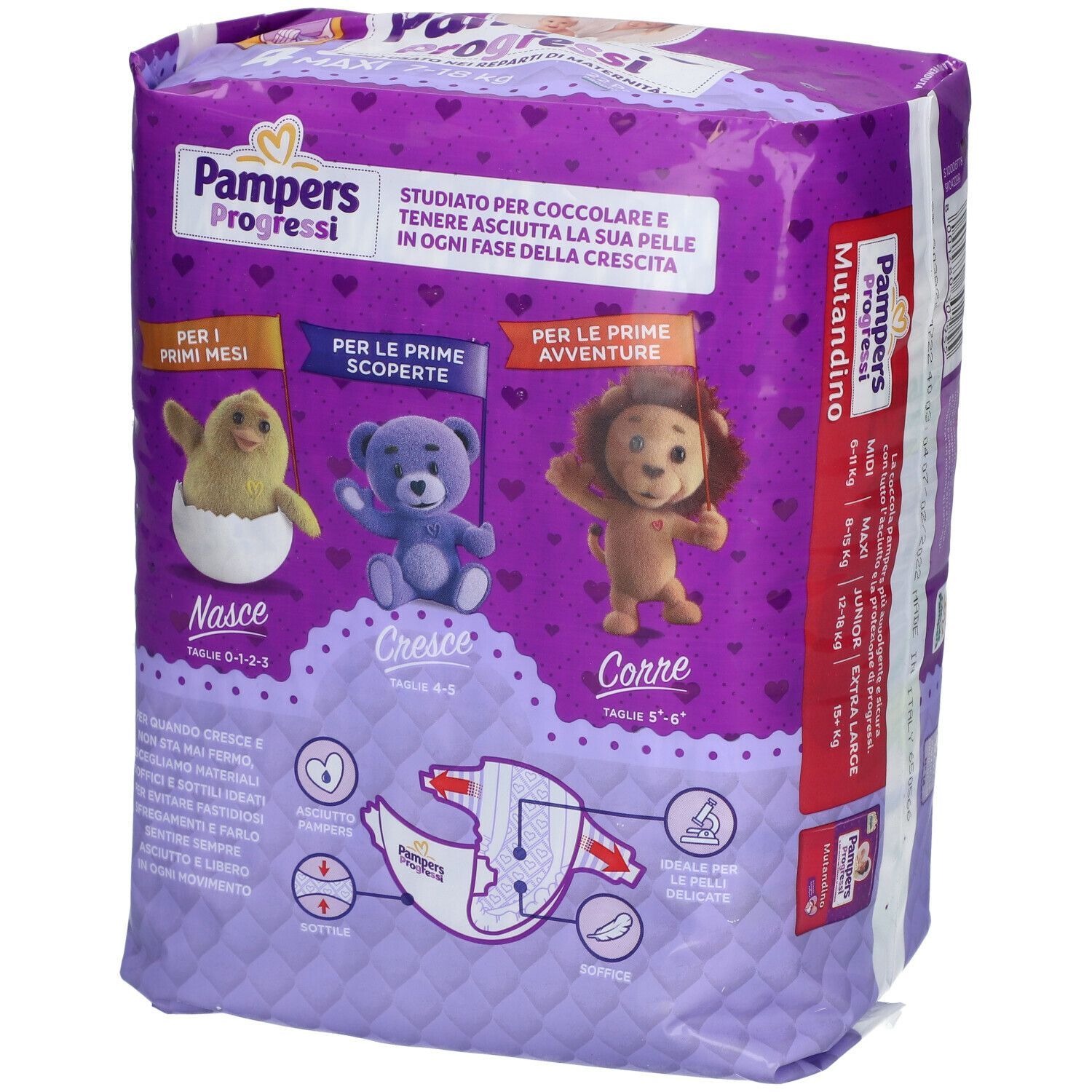 Pampers Progressi 4 Maxi 7-18 kg