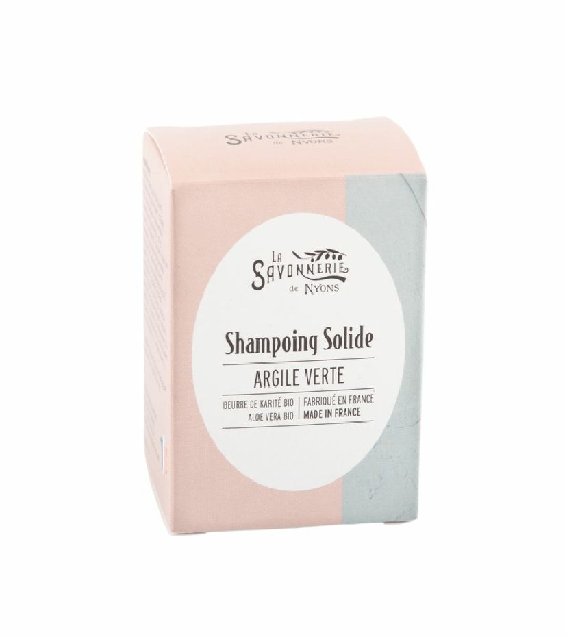 La Savonnerie de Nyons - Shampoo solido, argilla verde 110 g - Redcare