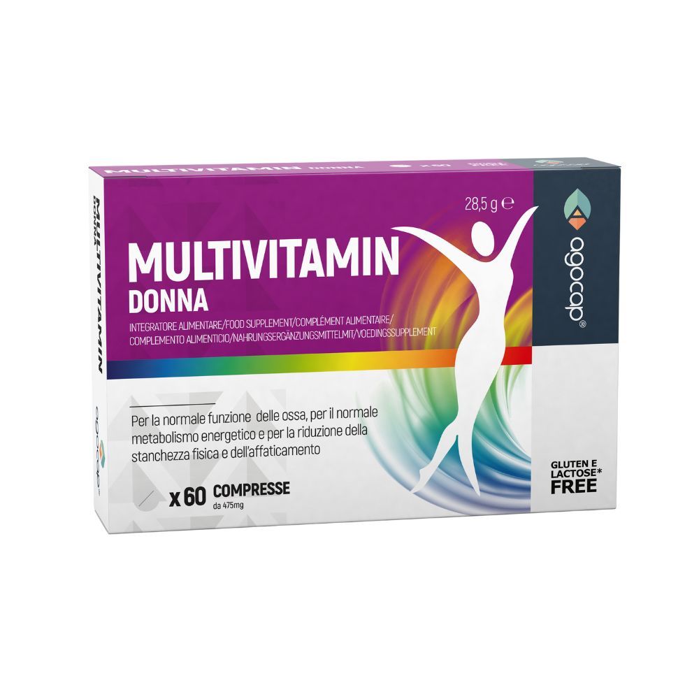 agocap - Multivitaminico donna contro stanchezza e affaticamento