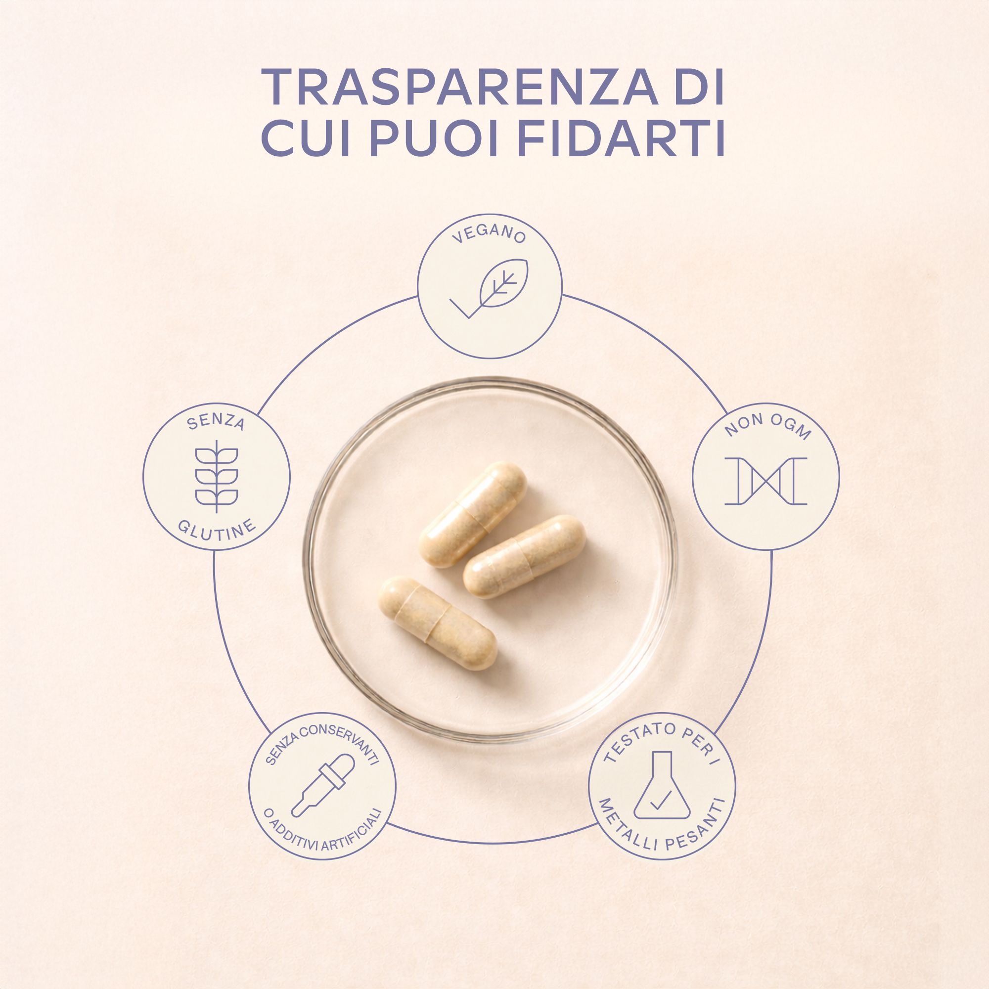Bottiglia di complesso di estratto di cardo mariano, informazioni nutrizionali italiane.