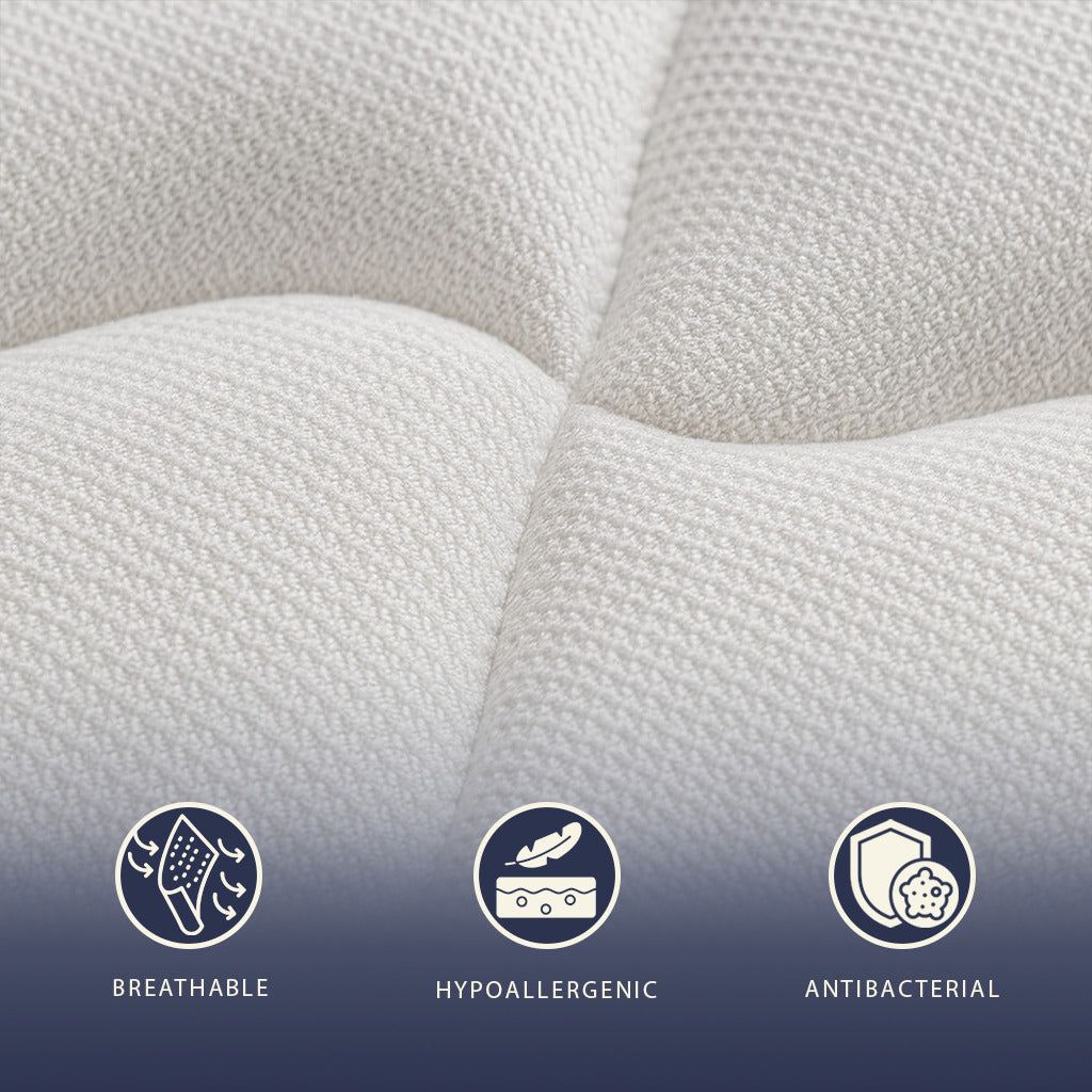The White Stone Materasso Ignifugo 180x200 in Memory Foam Alto 20 cm | Ortopedico