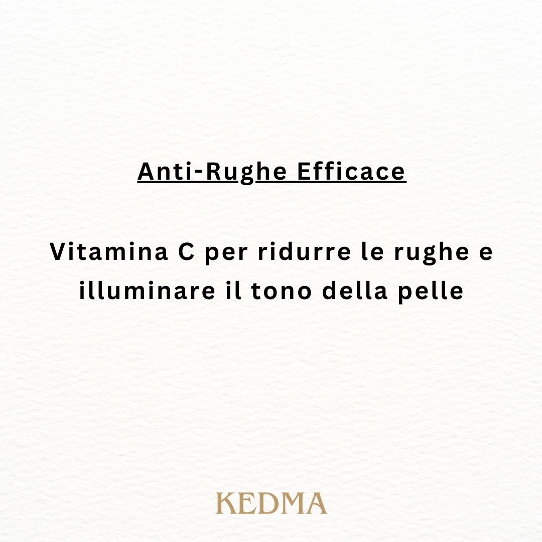 Kedma - Siero Notte Elixir con Acido Ialuronico e Vitamina C