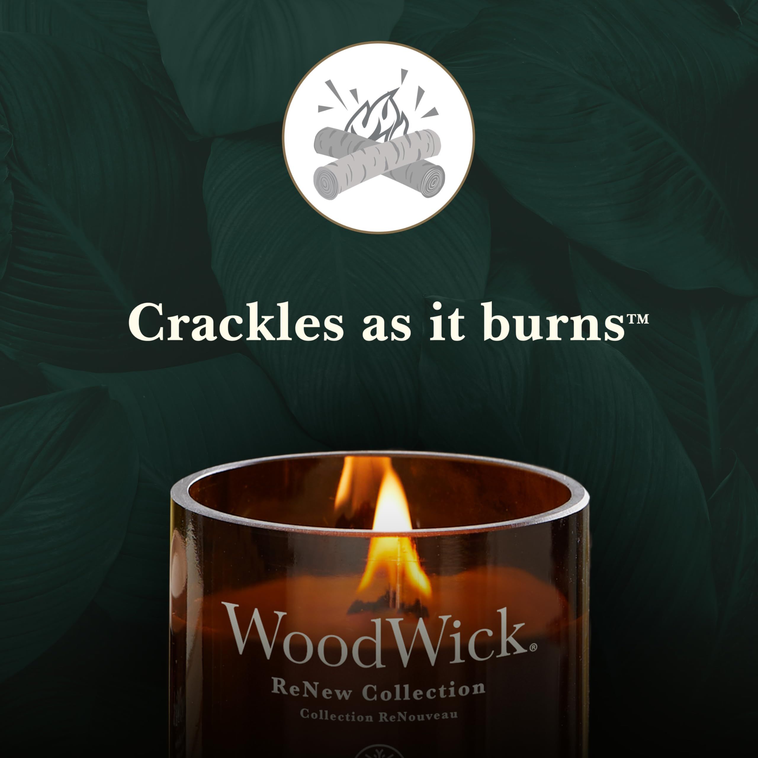 Candela profumata WoodWick ReNew Collection Incenso e Mirra 368 g