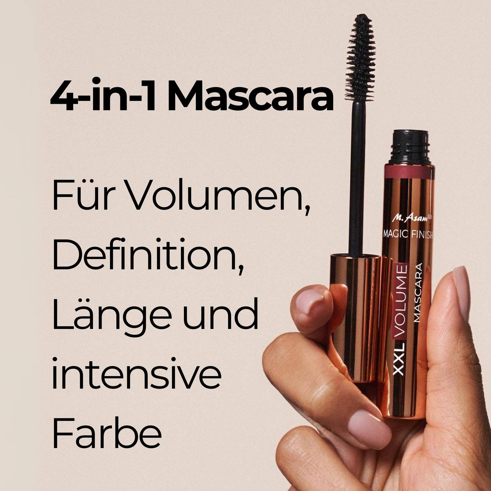 M ASAM - MAGIC FINISH - XXL Volume Mascara deep black