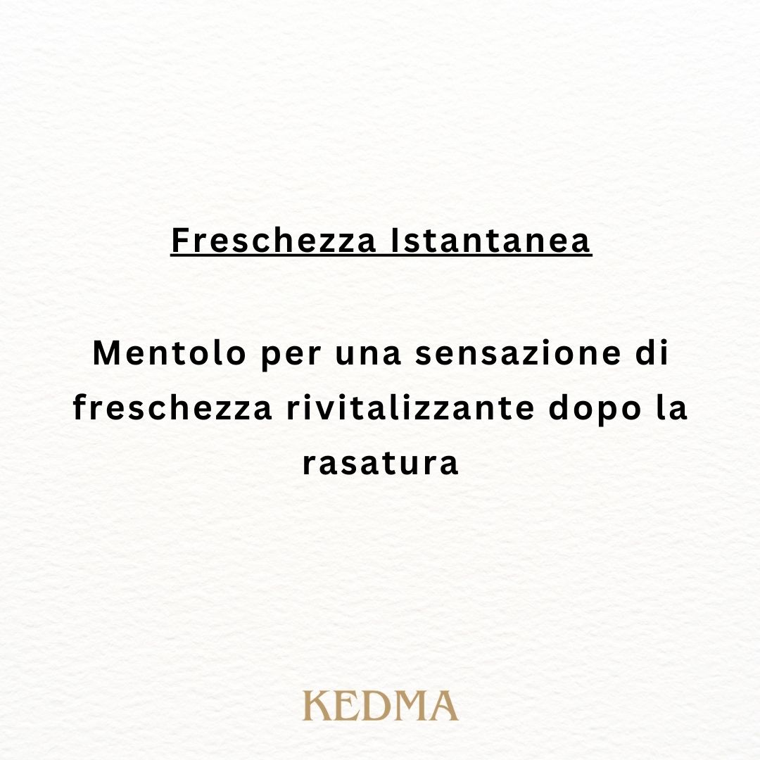 Kedma - Balsamo Dopobarba con Mentolo e Aloe Vera