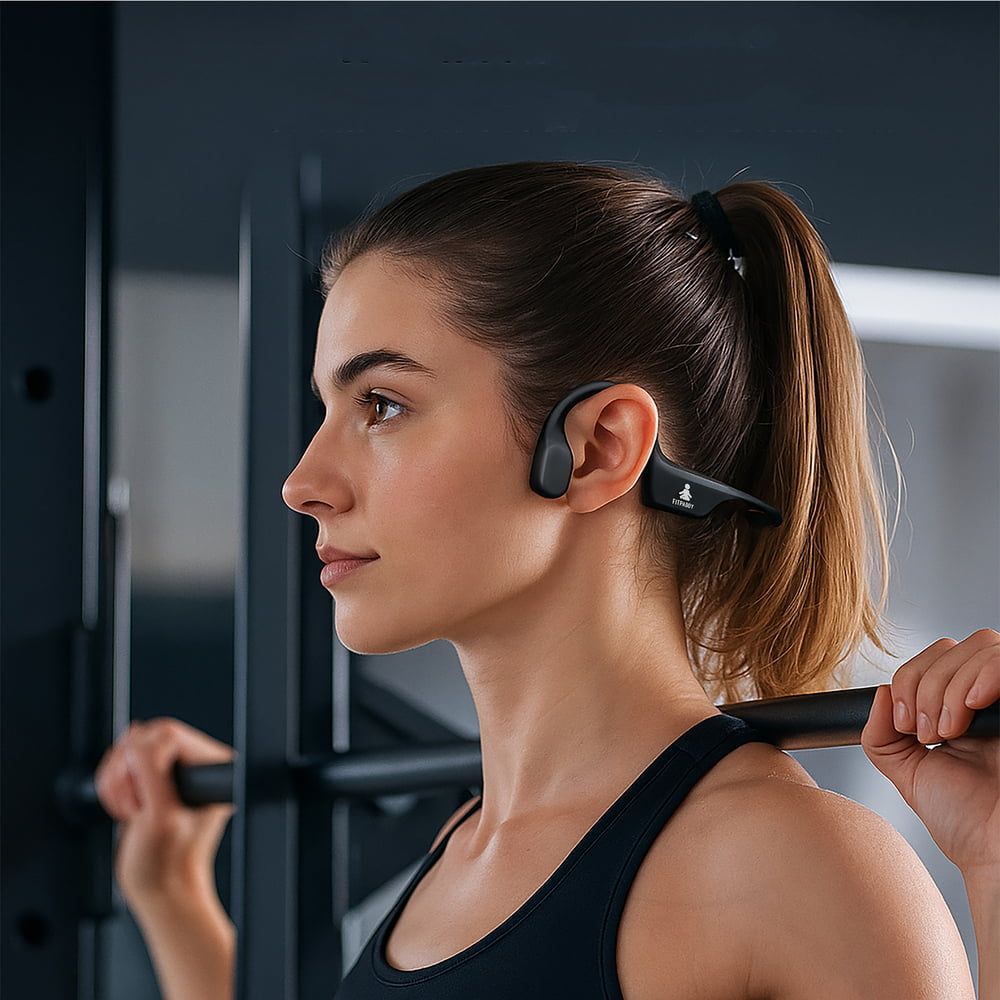 Cuffie sportive wireless impermeabili a conduzione ossea FitBeat Pro