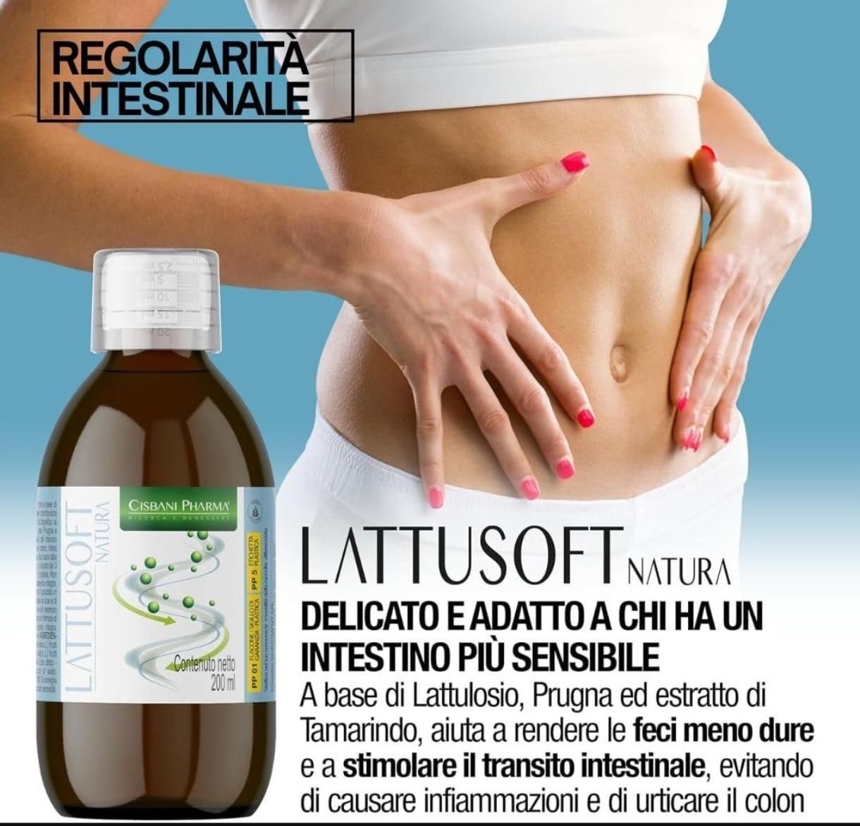Cisbani Pharma Lattusoft - per la naturale regolarità intestinale.