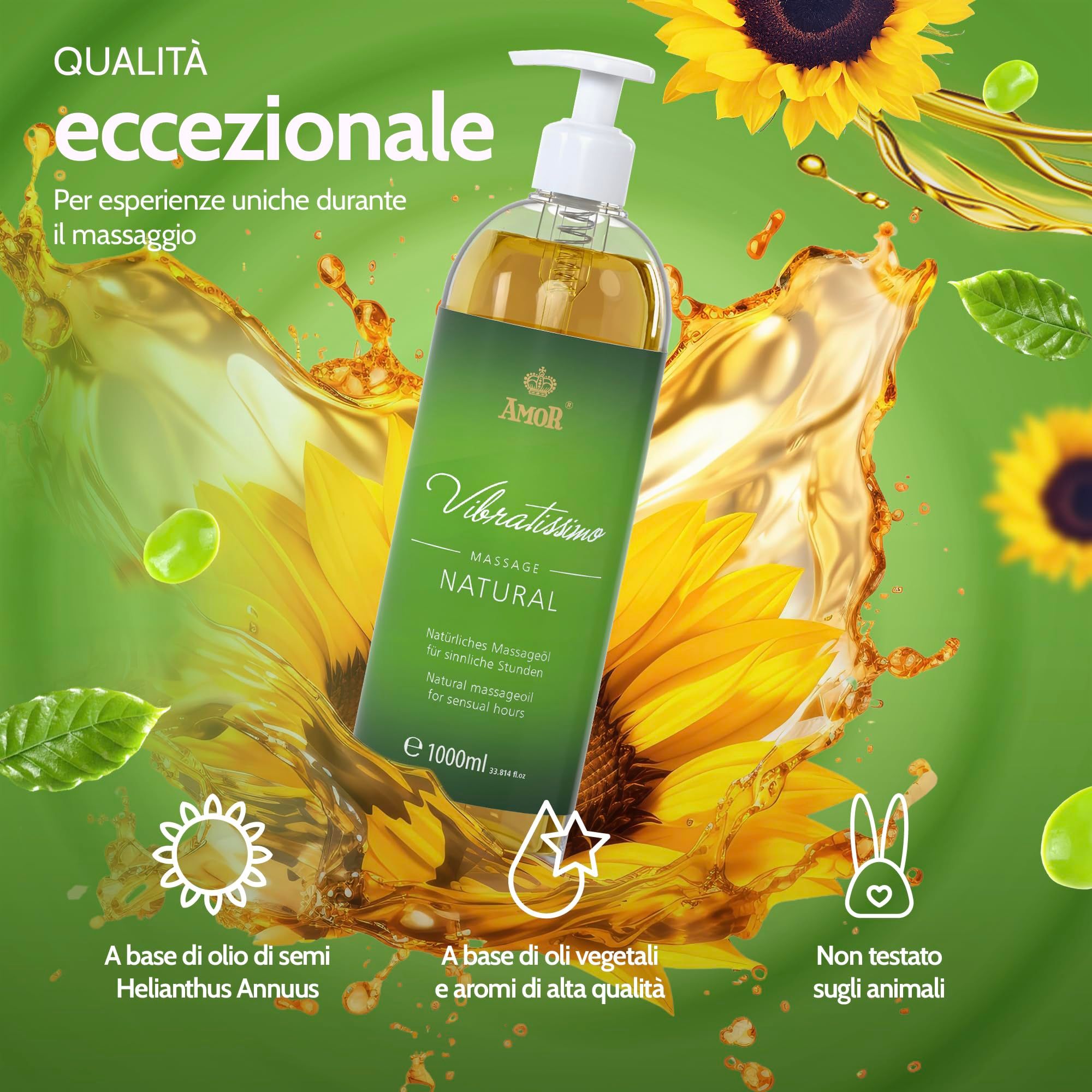 Vibratissimo Olio da Massaggio Natural