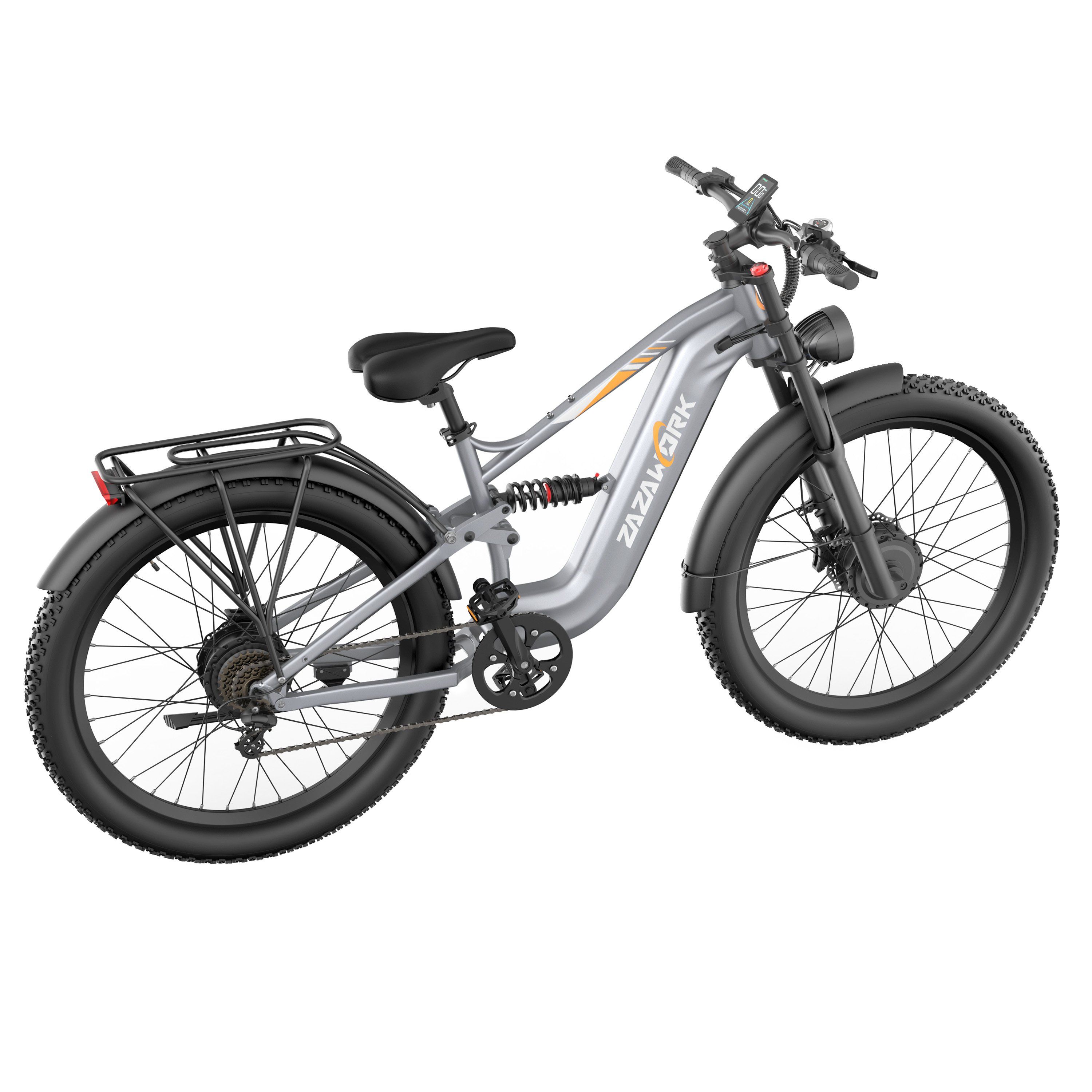 ZAZAWORK CF500 PRO Bicicletta elettrica fuoristrada con batteria da 48 V 20 Ah