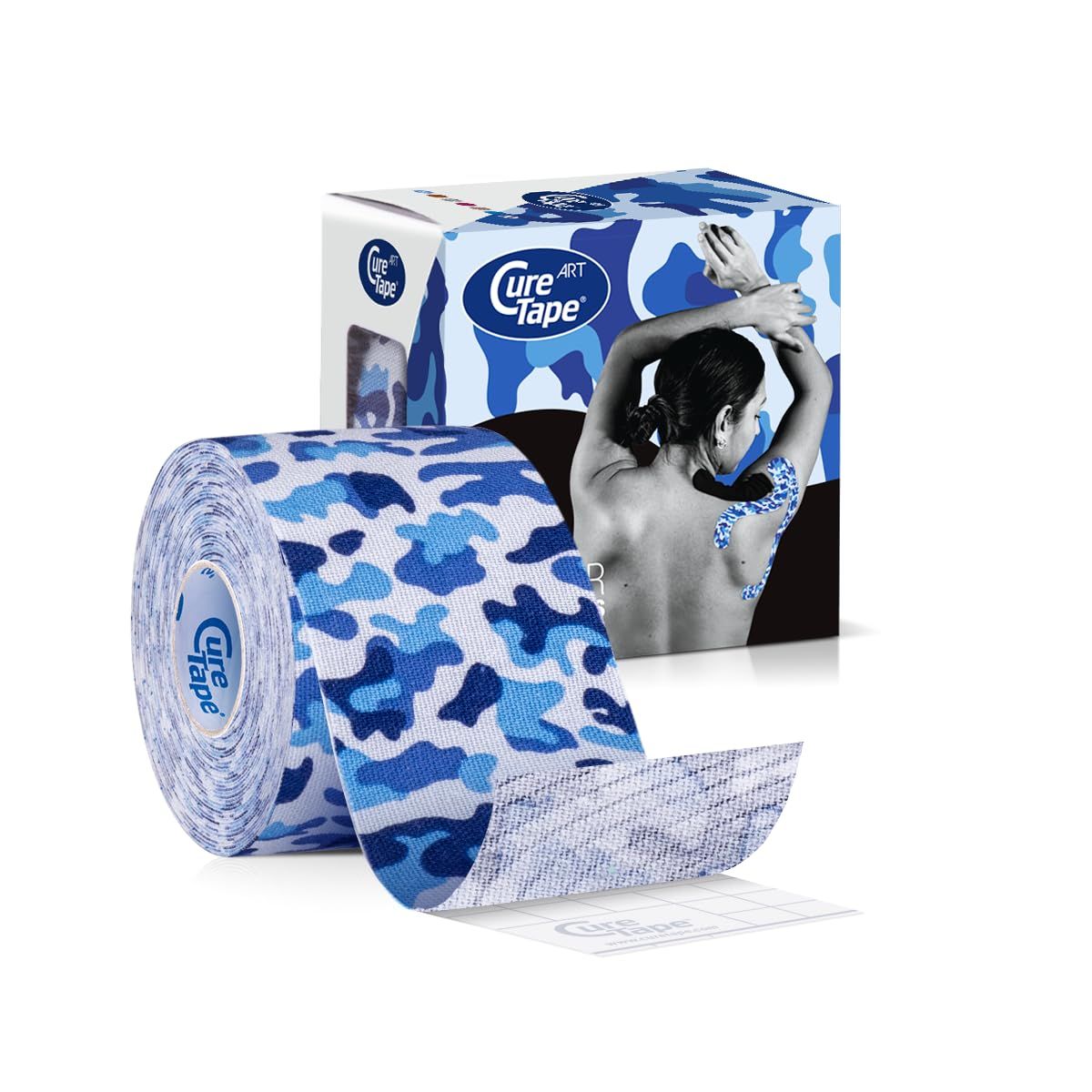 CureTape nastro kinesiologico Army Blue